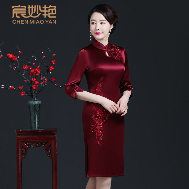 69260宴會(huì)婚禮旗袍裙